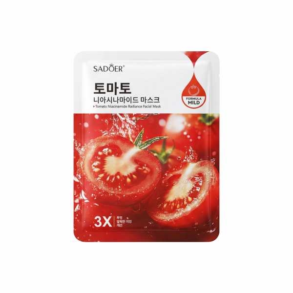 SADOER Tomato Niacinamide Radiance Facial Mask 25g