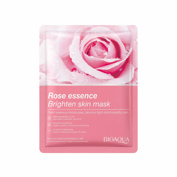 BIOAQUA Rose Essence Brighten Skin Sheet Mask 25g