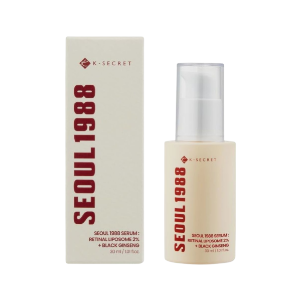 K-Secret Seoul 1988 Serum: Retinal Liposome 2% + Black Ginseng 30ml