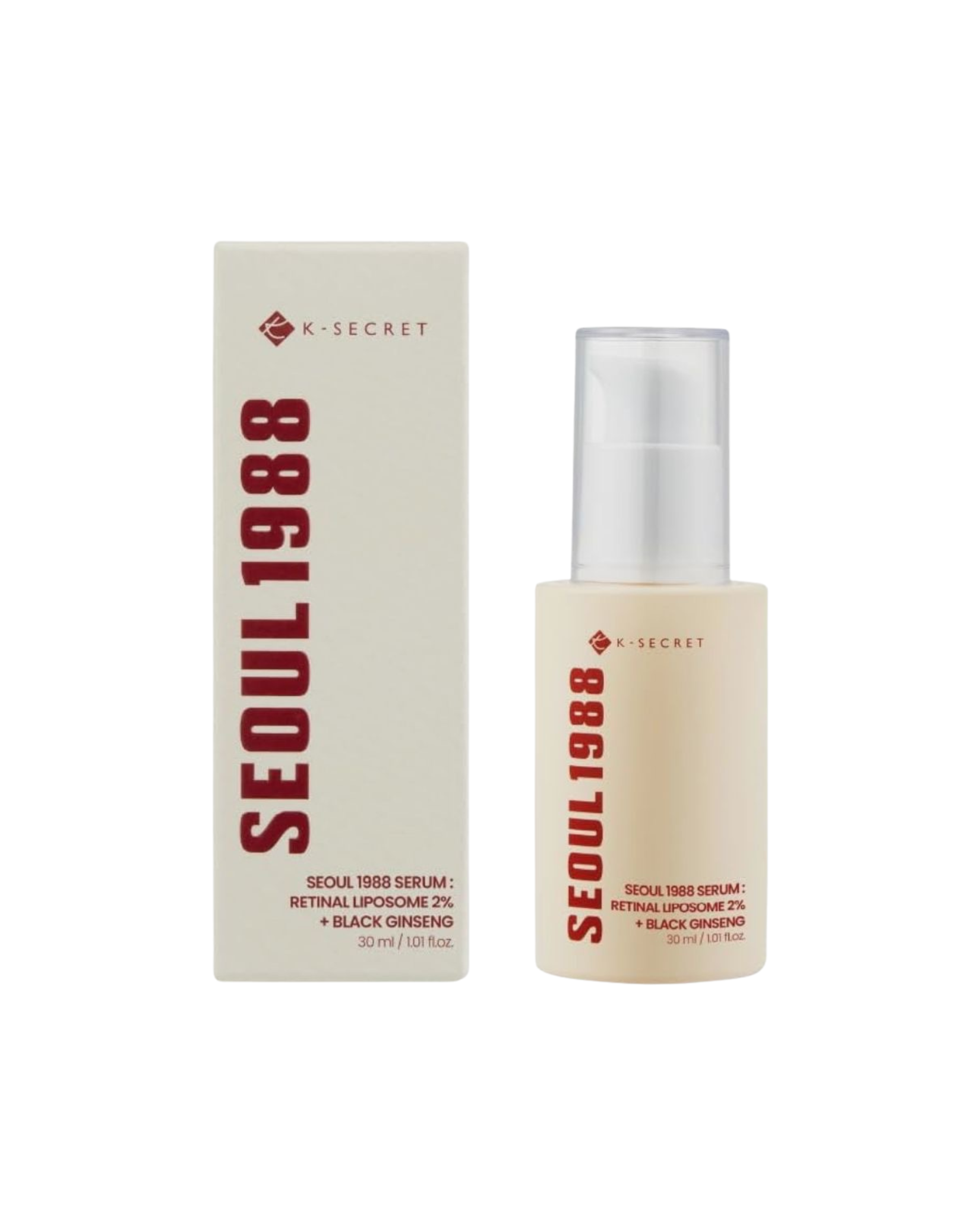 Untitled design K-Secret Seoul 1988 Serum: Retinal Liposome 2% + Black Ginseng 30ml - Image 1